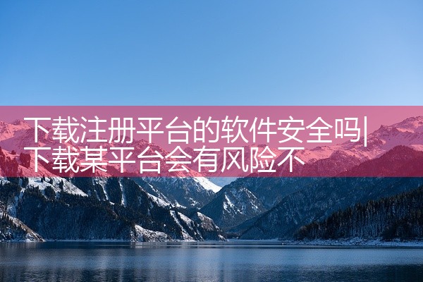 下载注册平台的软件安全吗